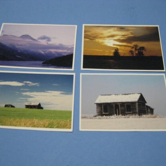 Lot of 4 Real Photo Art Print Cards Lot #1 - Picture 1 of 10